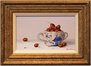 Johannes Eerdmans, Original oil painting on panel, Fruit in Bowl Medium image. Click to enlarge