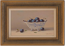 Johannes Eerdmans, Original oil painting on panel, Plums Medium image. Click to enlarge