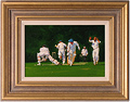 John Haskins, Original oil painting on panel, Cricket Medium image. Click to enlarge