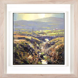 Julian Mason, Original oil painting on canvas, Goldstitch Moss Medium image. Click to enlarge