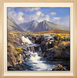 Julian Mason, Original oil painting on canvas, Allt Coire Lagan, Skye Medium image. Click to enlarge