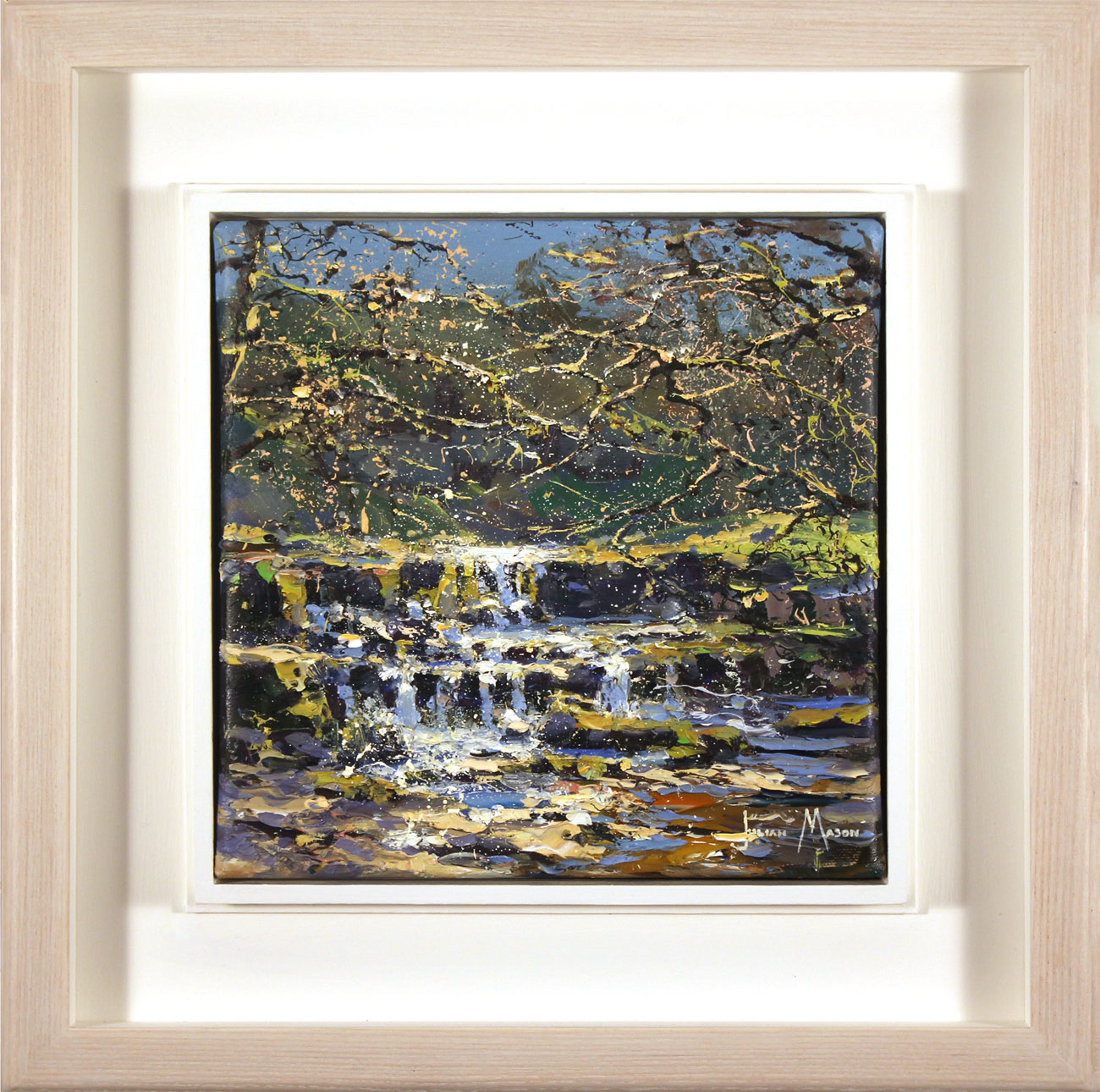 Julian Mason, Original oil painting on canvas, How Stean, Nidderdale