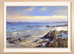 Julian Mason, Original oil painting on canvas, The Sound of Iona, Traigh Ban Medium image. Click to enlarge