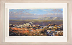 Julian Mason, Original oil painting on canvas, The Edge, Kinder Medium image. Click to enlarge