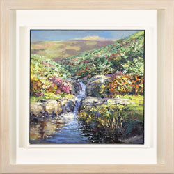 Julian Mason, Original oil painting on canvas, Highshaw Clough Medium image. Click to enlarge