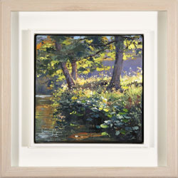 Julian Mason, Original oil painting on canvas, Tree Light, Derwent Medium image. Click to enlarge