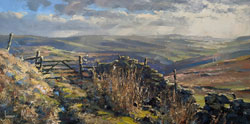 Julian Mason, Original oil painting on canvas, Danebower Views Medium image. Click to enlarge