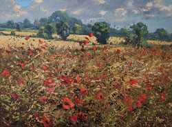 Julian Mason, Original oil painting on canvas, August Colour Medium image. Click to enlarge