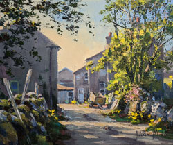 Julian Mason, Original oil painting on canvas, Spring at Beckermonds Medium image. Click to enlarge