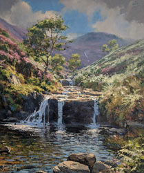 Julian Mason, Original oil painting on canvas, Summer Hues, Fairbrook Medium image. Click to enlarge