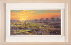 Julian Mason, Original oil painting on canvas, Evening Moorland Medium image. Click to enlarge