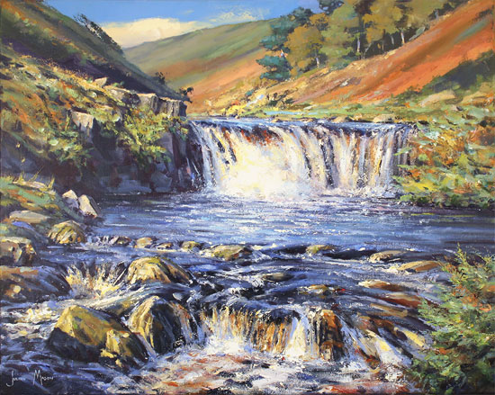 Julian Mason, Original oil painting on canvas, After the Rain, Three Shires Head