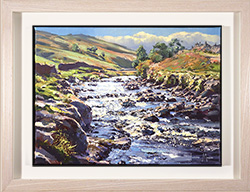 Julian Mason, Original oil painting on canvas, Oughtershaw Beck Medium image. Click to enlarge