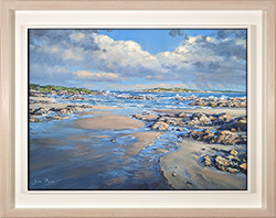 Julian Mason, Original oil painting on canvas, The Atlantic at Tiree Medium image. Click to enlarge