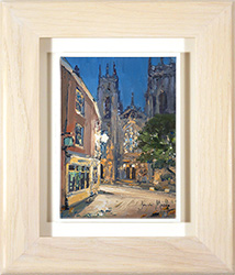 Julian Mason, Original oil painting on panel, Minster Gates Medium image. Click to enlarge