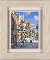 Julian Mason, Original oil painting on canvas, Minster Gates Medium image. Click to enlarge