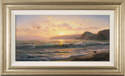 Juriy Ohremovich, Original oil painting on canvas, Sunset Tides Medium image. Click to enlarge
