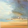 Keith Shaw, Original acrylic painting on board, Untitled Seaside