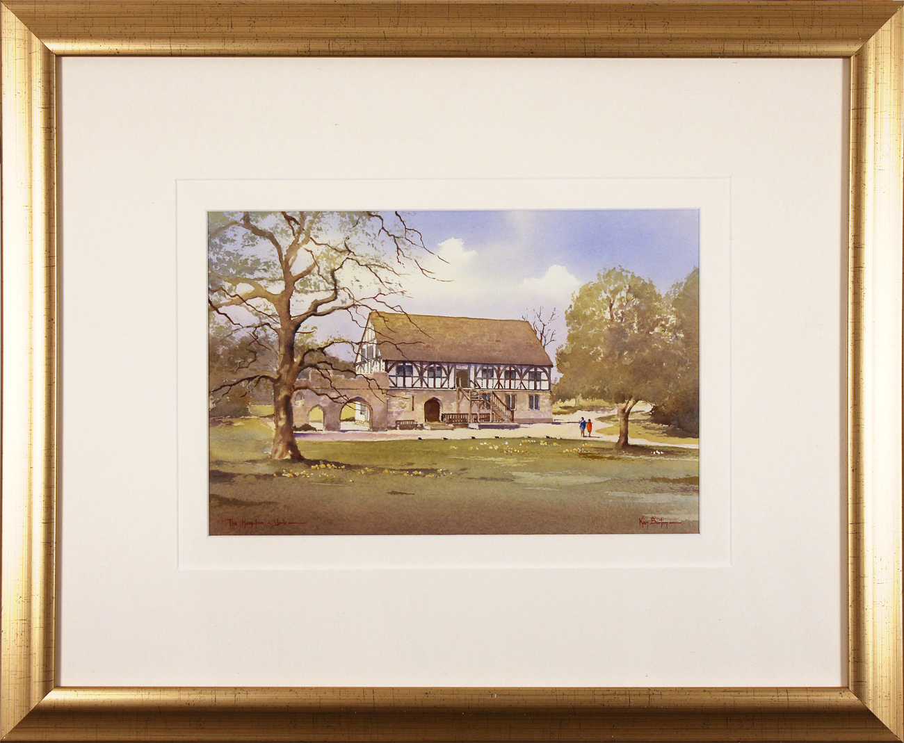 Ken Burton, Watercolour, The Hospitium, York