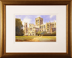 Ken Burton, Watercolour, York Minster  Medium image. Click to enlarge