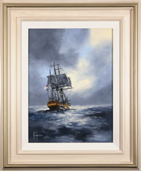 Ken Hammond, Original oil painting on panel, Eye of the Storm Medium image. Click to enlarge