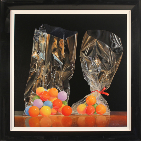 Ken Mckie, Original oil painting on canvas, Sweets