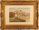 Ken Burton, Watercolour, York Minster and City Walls Medium image. Click to enlarge