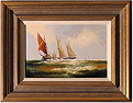 Ken Hammond, Original acrylic painting on canvas, Marine Scene