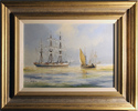 Ken Hammond, Original oil painting on canvas, Marine Scene