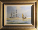 Ken Hammond, Original oil painting on canvas, Marine Scene Medium image. Click to enlarge