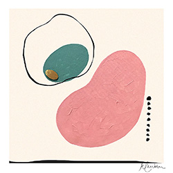 Kitty Lambton, Print, Painted Stones