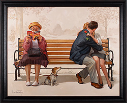 Lee Fearnley, Original oil painting on canvas, Secret Passions Medium image. Click to enlarge