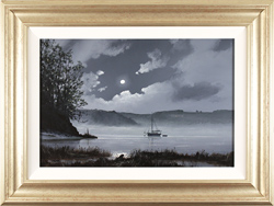 Les Spence, Original oil painting on canvas, Foggy Tides Medium image. Click to enlarge