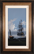 Les Spence, Original oil painting on canvas, Moored off the East Yorkshire Coast II Medium image. Click to enlarge