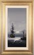 Les Spence, Original oil painting on canvas, Moored in Whitby Harbour II Medium image. Click to enlarge
