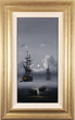 Les Spence, Original oil painting on canvas, Moored in Whitby Harbour I  Medium image. Click to enlarge