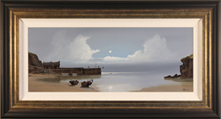 Les Spence, Original oil painting on canvas, Adventure at the Docks Medium image. Click to enlarge