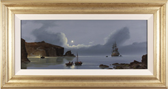Les Spence, Original oil painting on canvas, Smuggler's Bay Medium image. Click to enlarge