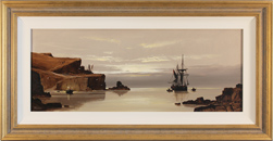 Les Spence, Original oil painting on canvas, Smugglers at Dawn Medium image. Click to enlarge
