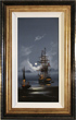 Les Spence, Original oil painting on canvas, Tall Ships Resting Medium image. Click to enlarge