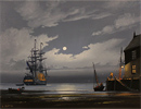 Les Spence, Original oil painting on canvas, Night Watch Medium image. Click to enlarge
