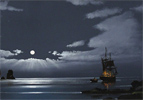 Les Spence, Original oil painting on canvas, Cove Bay Medium image. Click to enlarge