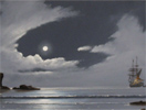 Les Spence, Original oil painting on canvas, Midnight Run Medium image. Click to enlarge