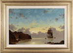 Les Spence, Original oil painting on canvas, Meeting at Dawn Medium image. Click to enlarge