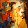 Maria de Vries, Original oil painting on canvas, Untitled Medium image. Click to enlarge