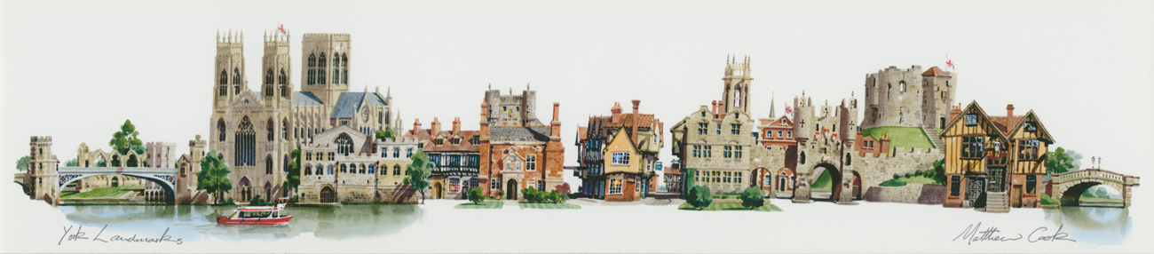 Matthew Cook, Print, York Landmarks