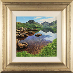 Michael James Smith, Original oil painting on panel, Lake District Medium image. Click to enlarge
