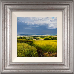 Michael James Smith, Original oil painting on panel, South Downs