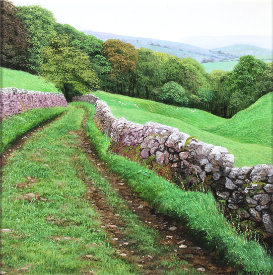 Michael James Smith | Original oil painting on panel, Country Walk, Art ...