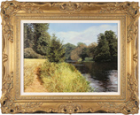 Michael James Smith, Original oil painting on panel, Summer on the River Medium image. Click to enlarge